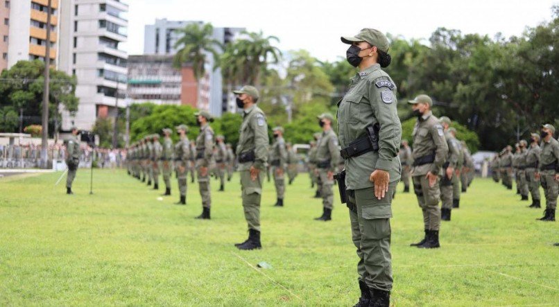 Em janeiro, 740 novos policiais militares se formaram e já estão nas ruas reforçando a segurança