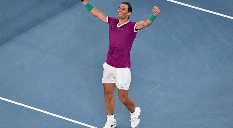 Rafael Nadal venceu Daniil Medvedev por 3x2 na decisão do Australian Open.