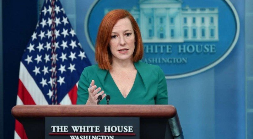 Secretária de imprensa do governo dos Estados Unidos, Jen Psaki