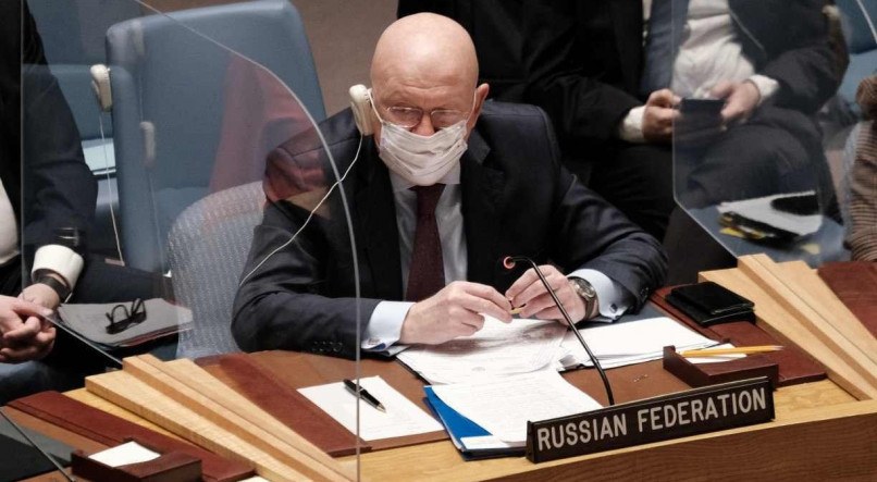Embaixador da Rússia na ONU, Vasily Nebenzya, rejeitou acusações ao país