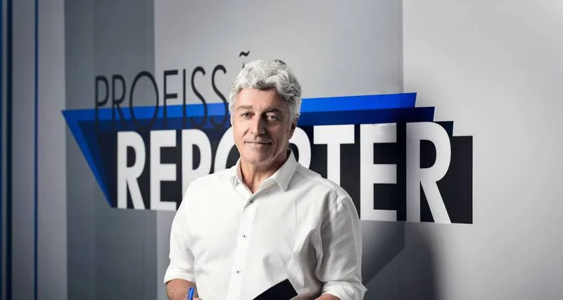 Caco Barcellos, apresentador do 'Profiss&atilde;o Rep&oacute;rter', da TV Globo