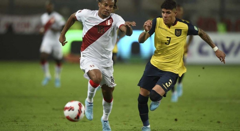 Peru e Equador empataram por 1x1 nesta terça-feira