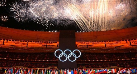 Abertura das Olimpíadas de Inverno 2022, em Pequim Chama Olímpica