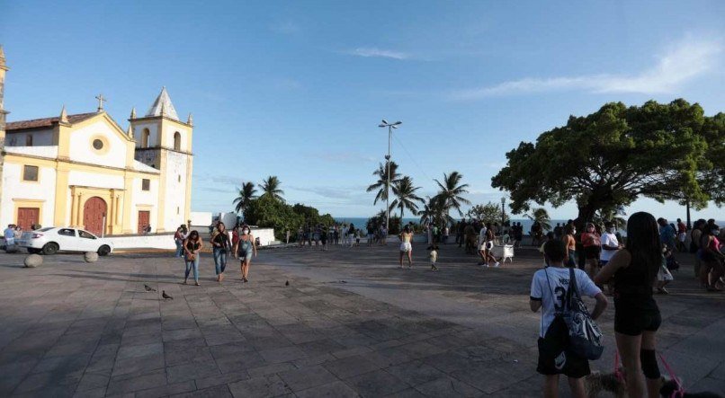 Alto da S&eacute; &eacute; um dos muitos cart&otilde;es postais de Olinda