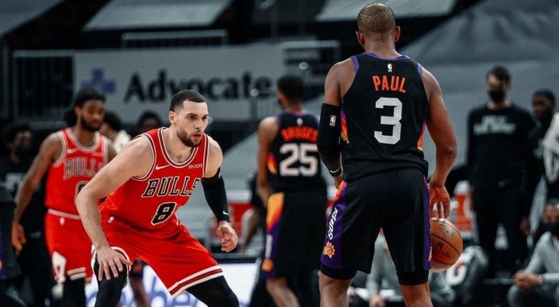 Chris Paul e Zack Lavine se encaram no último confronto entre as duas equipes