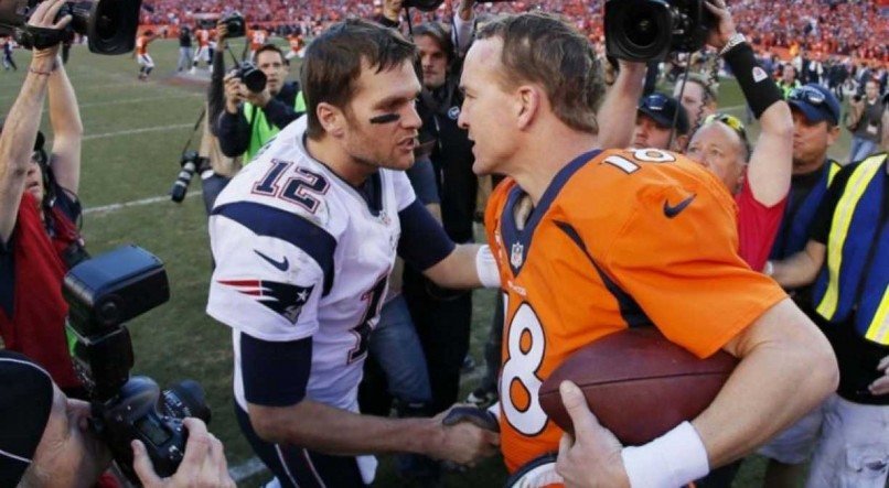 Tom Brady e Peyton Manning são alguns dos maiores vencedores do prêmio MVP da NFL