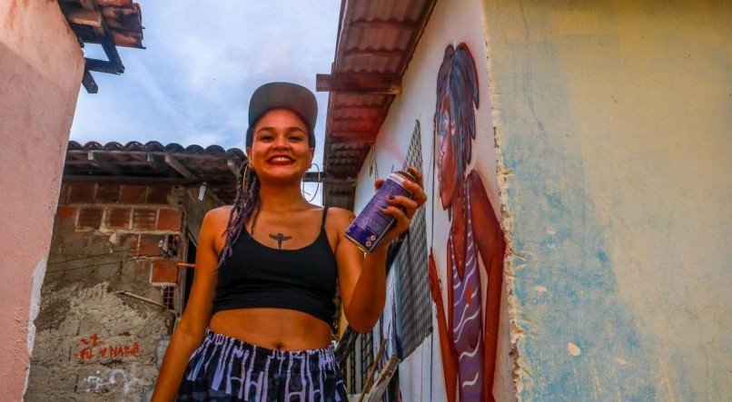 Nathê Ferreira será uma das representantes brasileiras no maior festival de arte urbana da América Latina