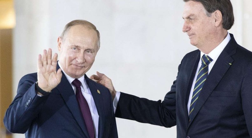 GUERRA Bolsonaro visitou Putin, que não tem a simpatia do eleitor