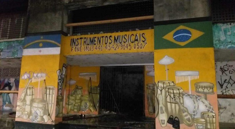 Inc&ecirc;ndio em loja de instrumentos na Avenida Norte, no Vasco da Gama