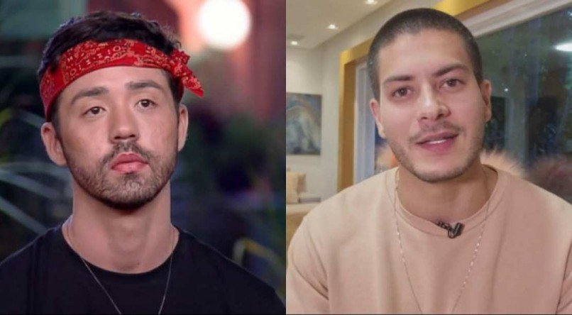 Rico Melquiades foi ganhador da 'Fazenda 2021', enquanto Arthur é participante do reality BBB 22