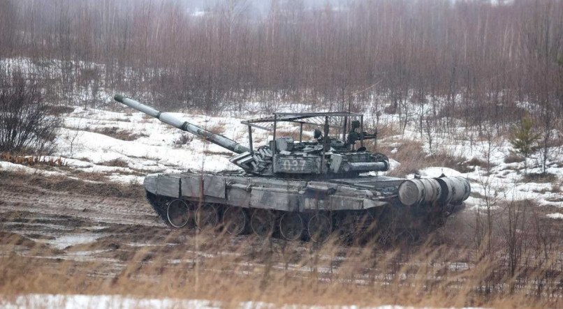 Tanque russo em Belarus