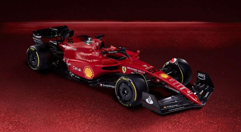LAN&Ccedil;AMENTO Ferrari apresentou novo carro de Leclerc e Sainz 