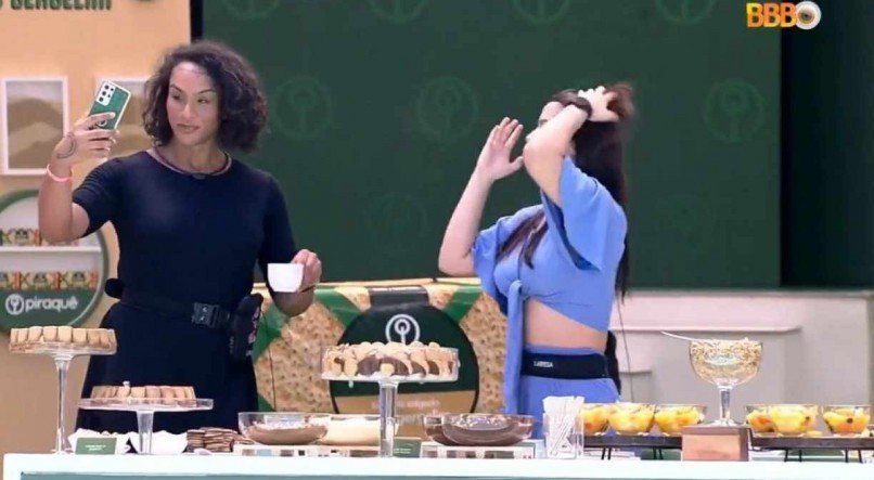 Linn da Quebrada e Larissa no 'BBB 22'