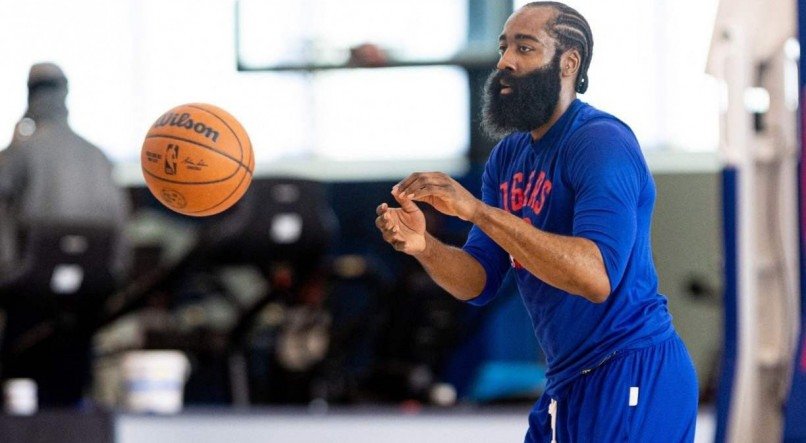 Harden estreou hoje pelo 76ers