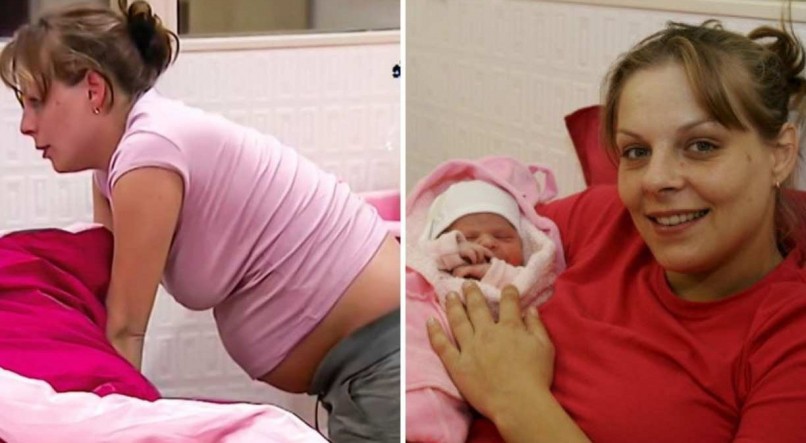 Tanja entrou grávida no Big Brother da Holanda, e teve a criança dentro do reality