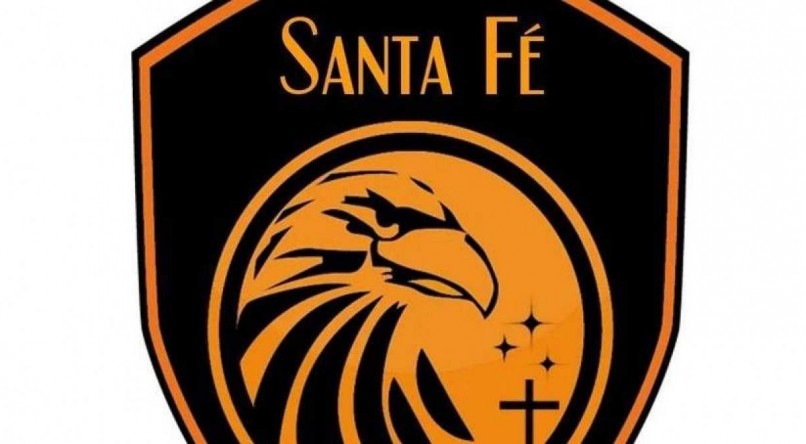 Parte do escudo do Santa Fé, o mais novo clube de futebol de Pernambuco