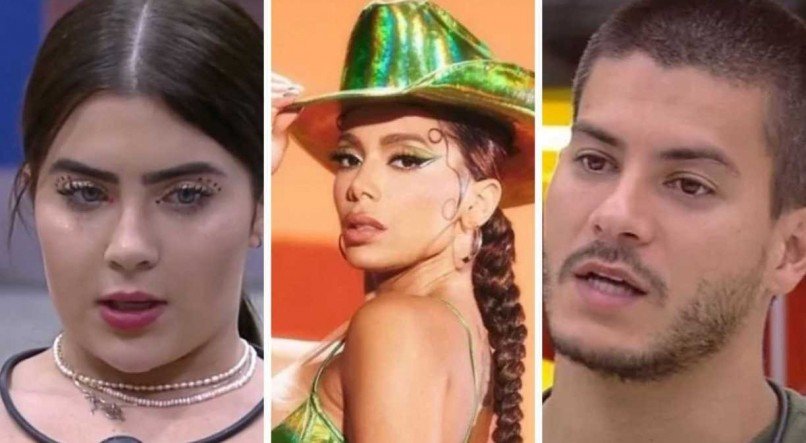 Anitta revela quem ela quer que saia no paredão Jade X Arthur