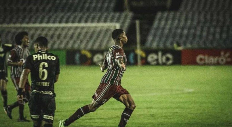 Mário Sérgio marcou o gol do Fluminense-PI sobre o Santos pela Copa do Brasil