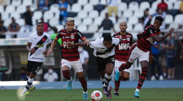 Flamengo e Vasco se enfrentaram no in&iacute;cio de 2022.