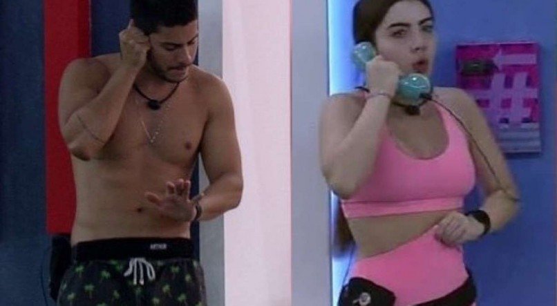 Arthur Aguiar imitou Jade Picon no Big Fone do BBB 22