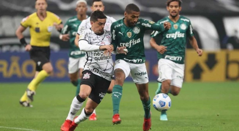 O Palmeiras chegou a fazer 2x0 contra o Corinthians em menos de 20 minutos