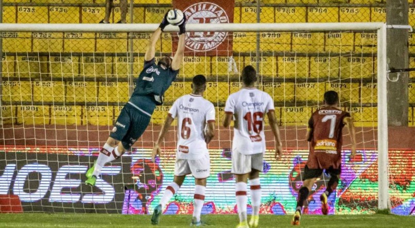 O Náutico não tomou gols na vitória sobre o Globo pela Copa do Nordeste