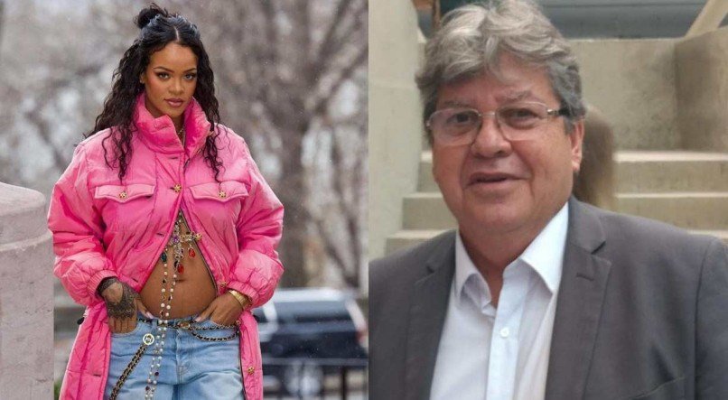 Governador da Paraíba convida Rihanna a ter filho no estado