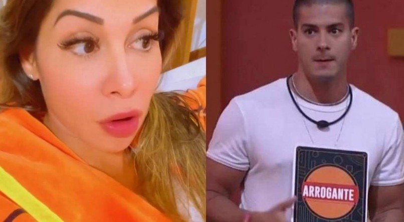 Maíra Cardi defendeu o marido, Arthur Aguiar, no BBB 22