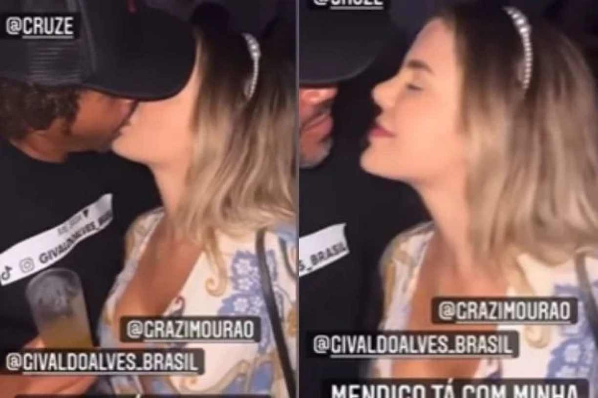 Vídeo: Morador de rua de Planaltina beija influencer durante uma festa no Rio de Janeiro