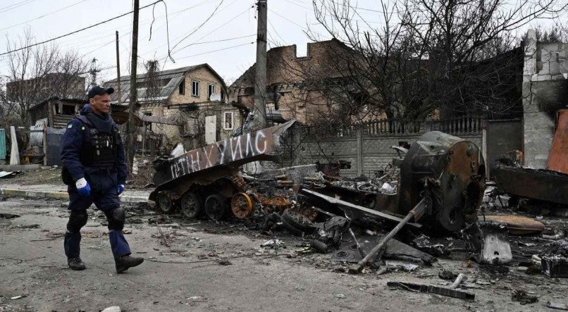 Diversos corpos foram encontrados em Bucha após saída das tropas ucranianas