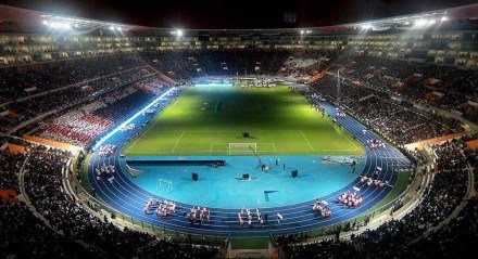 O Estádio Nacional de Lima, palco de Ayacucho x São Paulo, fica no nível do mar. Getty Images