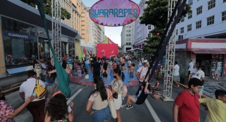 Viva A Guararapes, evento promovido pela Prefeitura do Recife, com diversos pontos de atividades para toda a família.