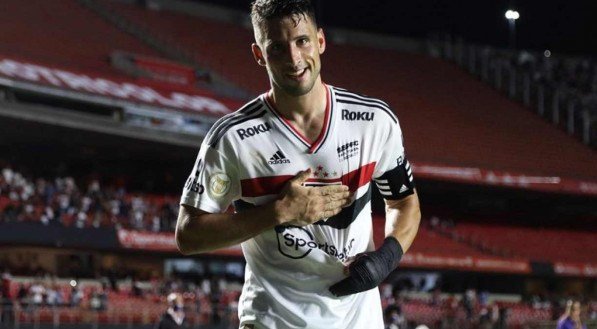 Calleri abriu o placar para o S&atilde;o Paulo diante do Flamengo na final da Copa do Brasil 2023