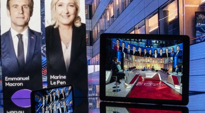 Emmanuel Macron e Marine Le Pen disputarão o segundo turno