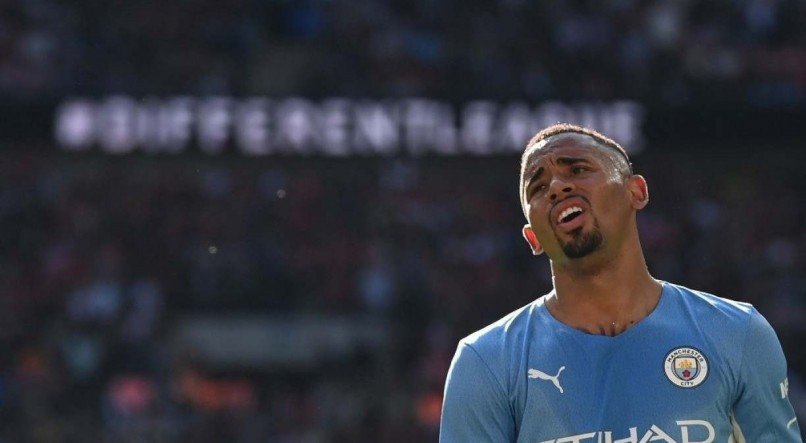 Gabriel Jesus, atacante do Manchester City