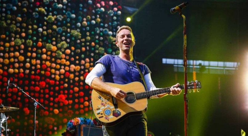 COLDPLAY NO BRASIL Vocalista do Coldplay, Chris Martin
