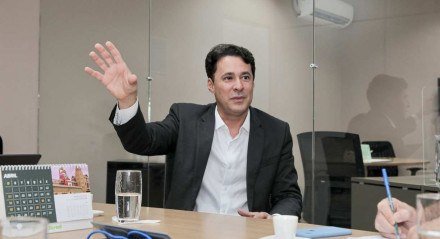   Candidato ao Governo de Pernambuco Anderson Ferreira  e  o Ministro do turismo -Gilson Machado, visitam o JC