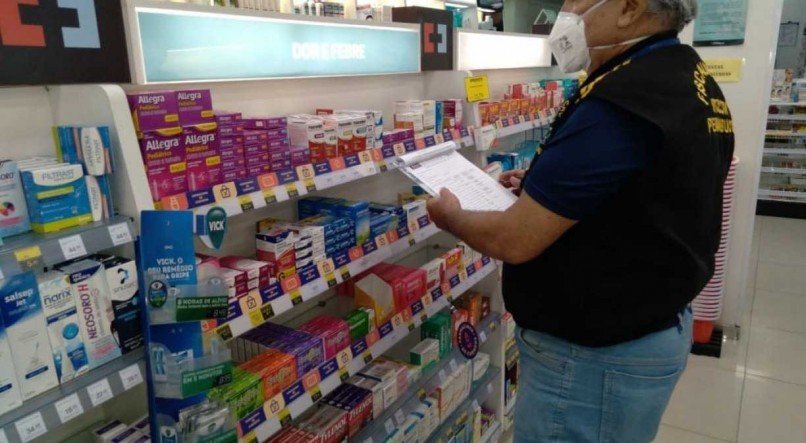 Pesquisa foi realizada pelo Procon-PE em farmácias do Recife, Olinda e Camaragibe