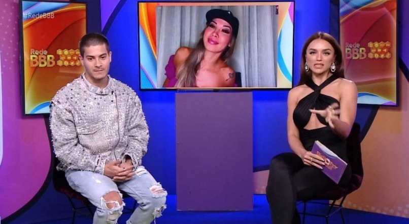 Maíra Cardi conversou com Arthur Aguiar logo após o anúncio de campeão do programa