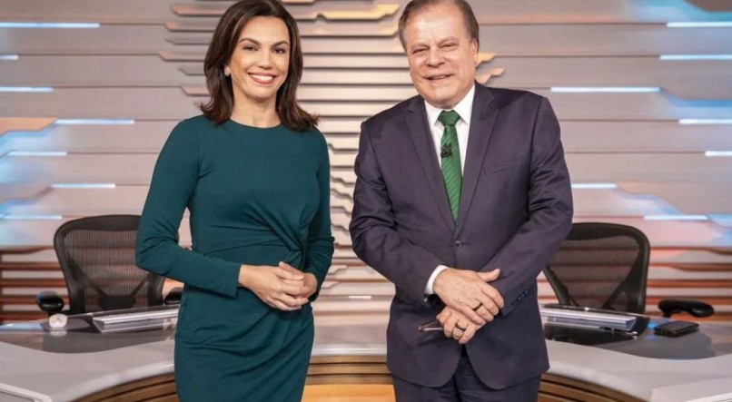 Ana Paula Araújo e Chico Pinheiro dividiam a bancada do 'Bom Dia Brasil' desde 2013