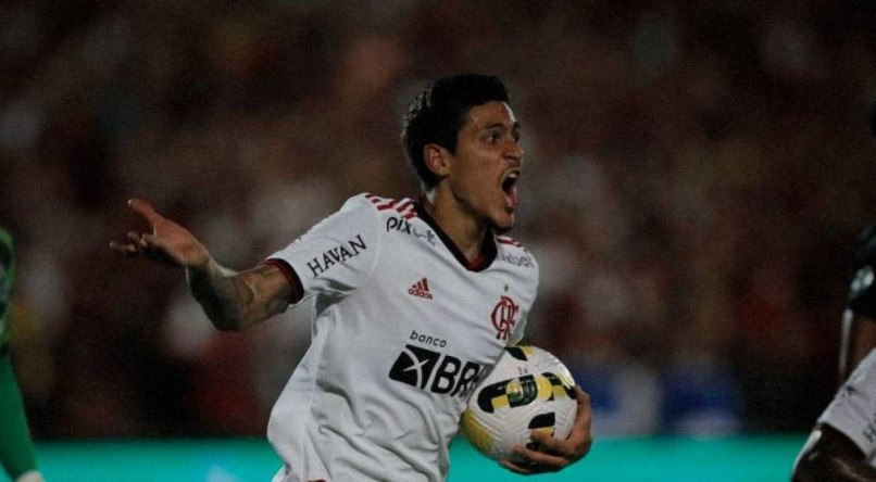 Pedro marcou o gol de empate do Flamengo diante do Altos pela Copa do Brasil