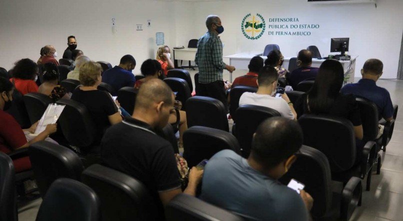 Atendimento na Defensoria Pública do Estado de Pernambuco