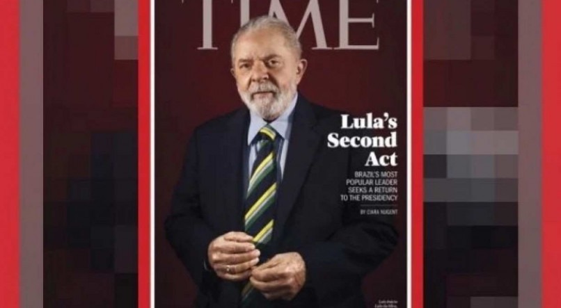 Lula na capa da Revista Time