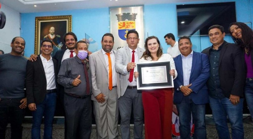 Marília Arraes foi homenageada com o título de cidadã de Olinda