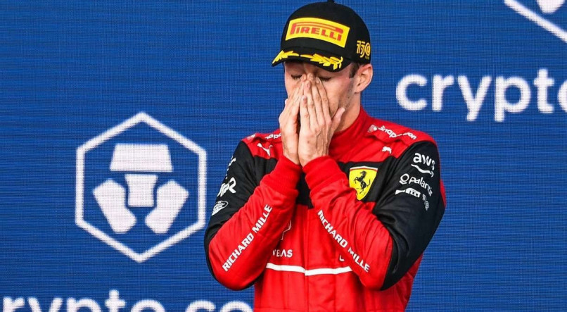 Charles Leclerc, da Ferrari, &eacute; o 3&deg; no Campeonato de Pilotos