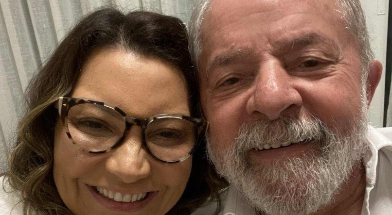 Ex-presidente Lula (PT) e sua esposa Janja