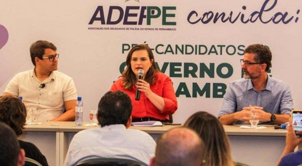 Marília Arraes ouve demandas sobre valorização profissional em audiência na Associação dos Delegados de Pernambuco