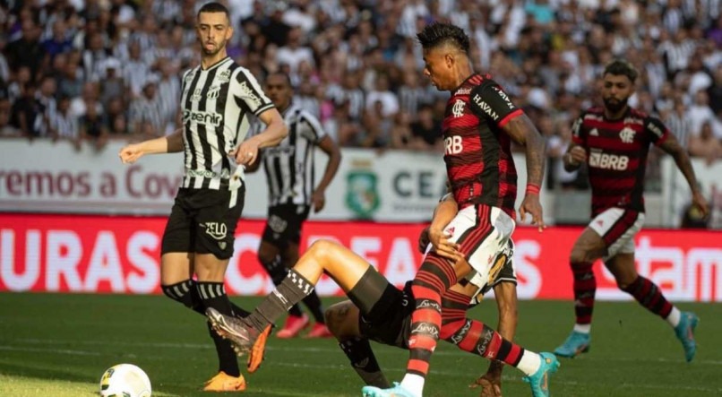 Flamengo ficou no empate com o Ceará em jogo do Brasileirão
