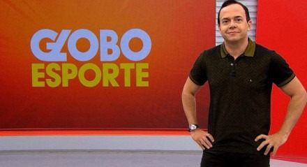 Tiago Medeiros é apresentador do Globo Esporte Pernambuco 