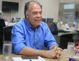Visita do Senador Fernando Bezerra Coelho a redação do Jornal do Commercio.